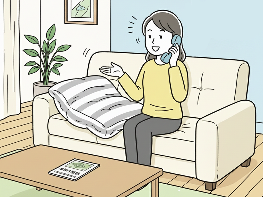 仕立て直しされた布団のイメージ