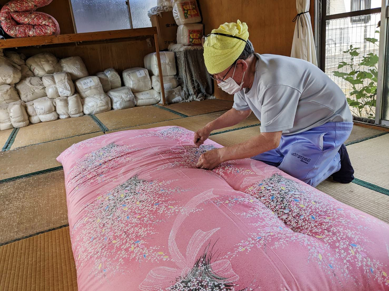 仕立て直しされた布団のイメージ